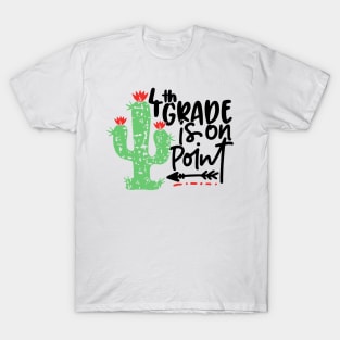 4th Grade Is On Point Back to School T-Shirt